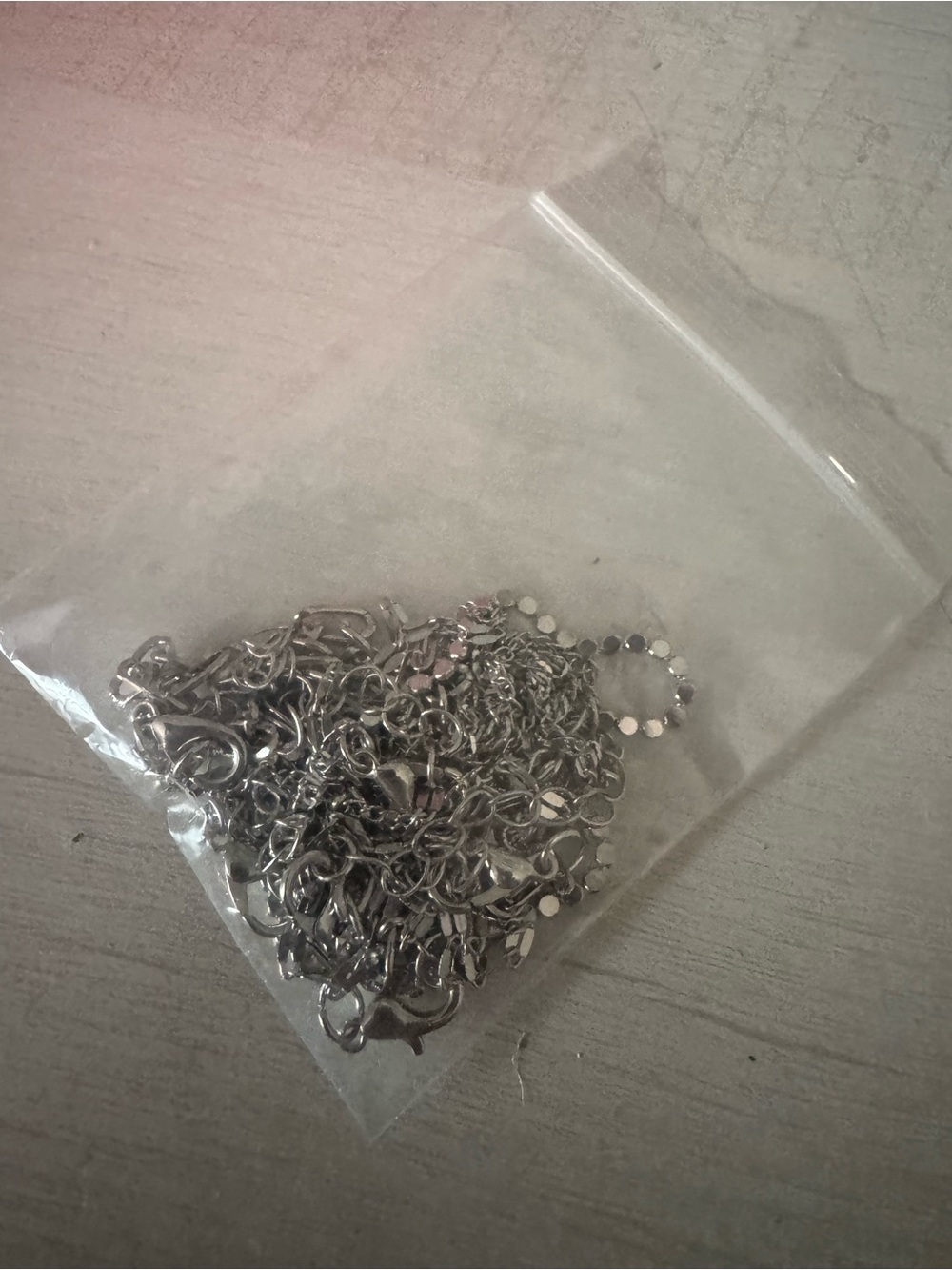 Silver Anklets set of 6